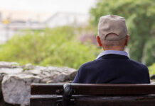 Avoiding Loneliness and Isolation as an Older American Old Man on Bench